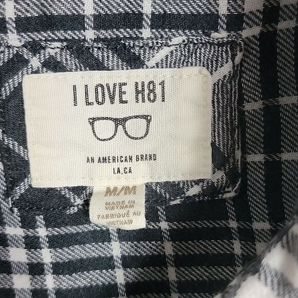 🖤5/$20🖤 I LOVE H81.. plaid flannel.. - Picture 6 of 12